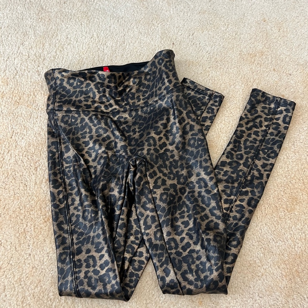Spanx Leopard Print Leggings